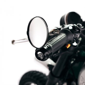 Kit of 2 Royal Enfield mirrors with 2 terminals