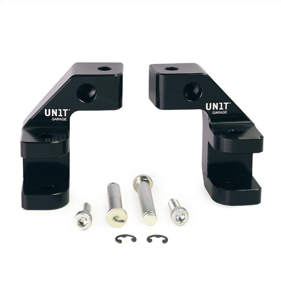 Comfort kit lowered passenger footrests BMW R1300GS and ADV