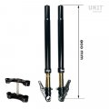 Ohlins fork kit BMW R18 + Unit garage triple clamp with axial fork feet