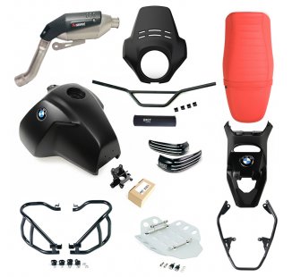 BMW R12 G/S matt night black kit