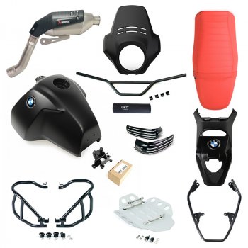 BMW R12 G/S matt night black kit