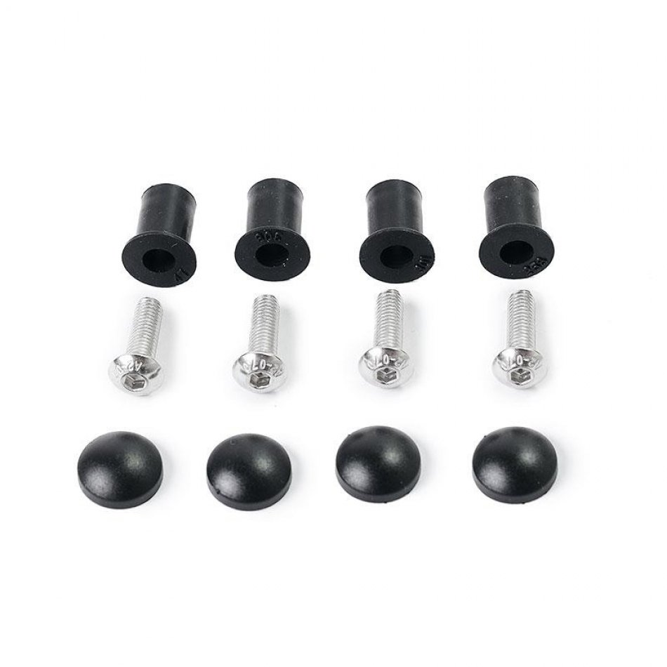 Replacement kit of screws and adapters for frames nineT