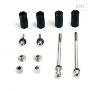 Replacement kit of screws and adapters for frames nineT