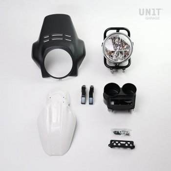 Kit front headlight PRO FENOUIL (matt black)