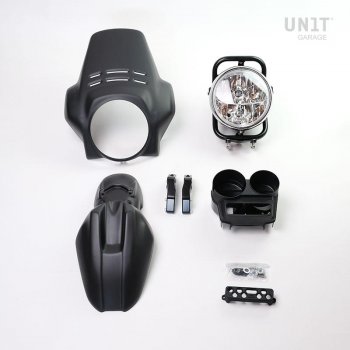 Kit front headlight PRO FENOUIL (matt black)