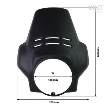 Kit front headlight PRO PRO FENOUIL (matt black)
