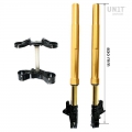 Ohlins USD fork kit High + Unit Garage triple clamp