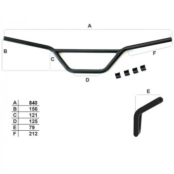 Handlebar BMW R12 G/S Comfort