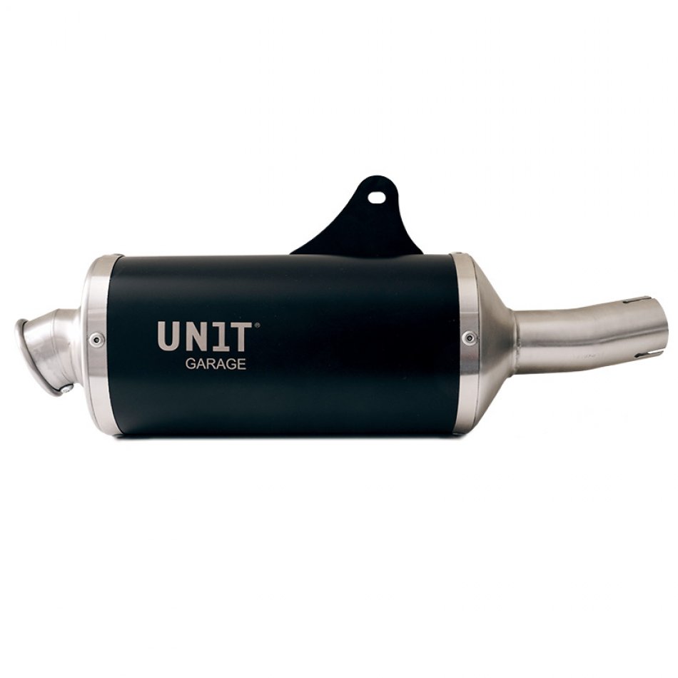 Black Exhaust with visible welding Ténéré 700