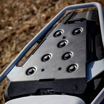 Luggage plate for single seat on the BMW F450GS