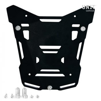 Atlas Black top case plate for original BMW R1300GS luggage rack