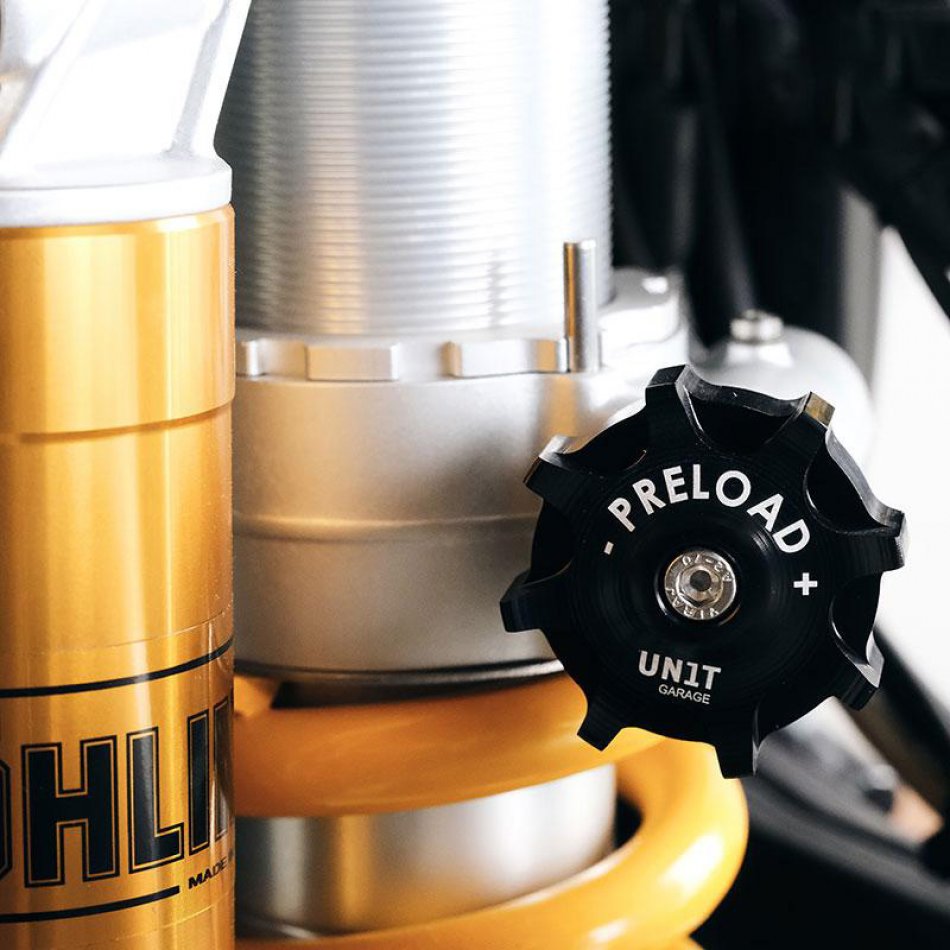 Preload adjustment for Öhlins suspension