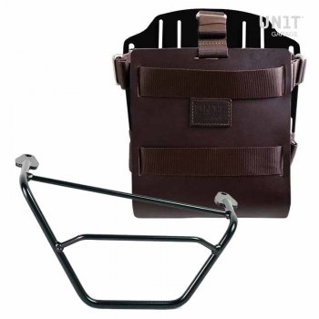 Carrying system in aluminum with adjustable leather front, Quick Release System and right frame