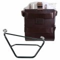 Carrying system in aluminum with adjustable leather front, Quick Release System and right frame