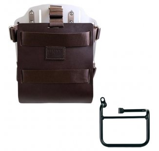 Carrying system in aluminum with adjustable leather front and Quick Release System + Left Subframe BMW CE 02