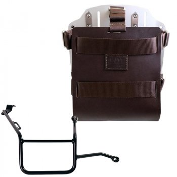 Carrying system in aluminum with adjustable leather front and Quick Release System + Right Subframe BMW F900GS