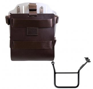 Carrying system in aluminum with adjustable leather front and Quick Release System + Left Subframe BMW F900GS