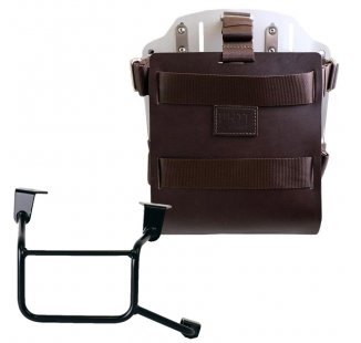 Carrying system in aluminum with adjustable leather front and Quick Release System + Right Frame Honda CRF1100L Africa Twin & Adventure Sports (2024 until now)