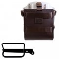 Carrying system in aluminum with adjustable leather front and Quick Release System + Right Frame Royal Enfield