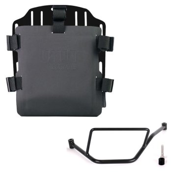 Carrying system in aluminum with adjustable Hypalon front and Quick Release System + Left Frame BMW F450GS