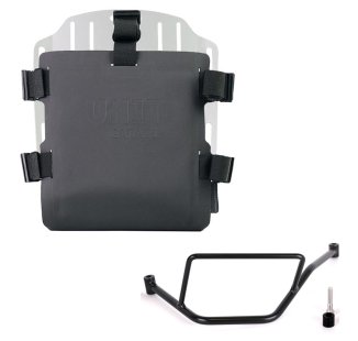 Carrying system in aluminum with adjustable Hypalon front and Quick Release System + Left Frame BMW F450GS