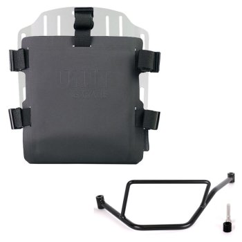 Carrying system in aluminum with adjustable Hypalon front and Quick Release System + Left Frame BMW F450GS