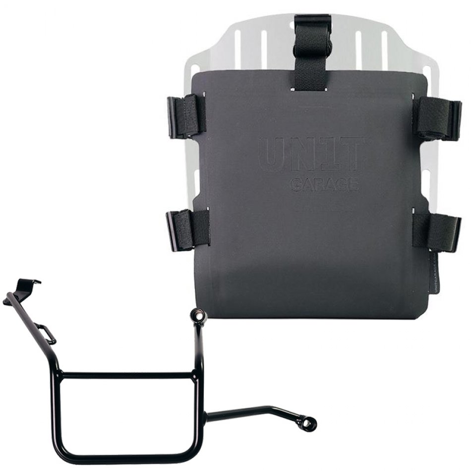 Carrying system in aluminum with adjustable Hypalon front and Quick Release System + Right Subframe BMW F900GS