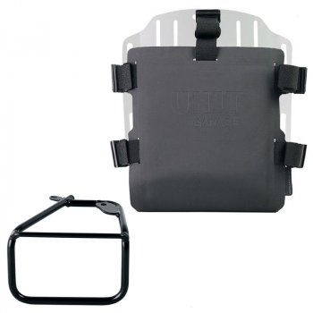 Carrying system in aluminum with adjustable Hypalon front and Quick Release System + Right subframe BMW R12 NineT