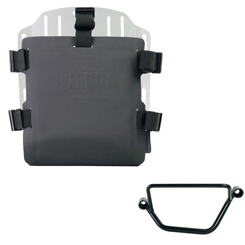 Carrying system in aluminum with adjustable Hypalon front and Quick Release System + Left Frame Honda GB350S