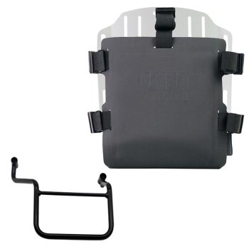 Carrying system in aluminum with adjustable Hypalon front and Quick Release System + Right Frame Honda Transalp 750 (2023 until now)