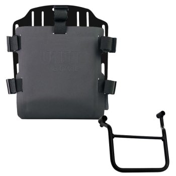 Carrying system in aluminum with adjustable Hypalon front and Quick Release System + Left Frame Honda Transalp 750 (2023 until now)