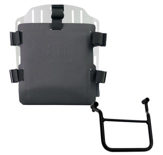 Carrying system in aluminum with adjustable Hypalon front and Quick Release System + Left Frame Honda Transalp 750 (2023 until now)