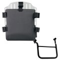Carrying system in aluminum with adjustable Hypalon front and Quick Release System + Left Frame Honda Transalp 750 (2023 until now)