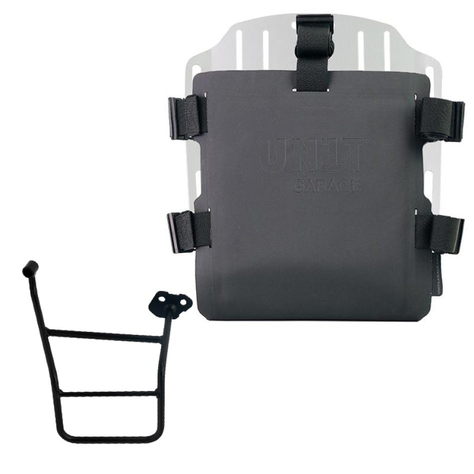 Carrying system in aluminum with adjustable Hypalon front and Quick Release System + Right Frame KTM 1290/1390 Super Adventure S-R