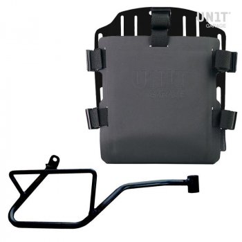 Carrying system in aluminum with adjustable Hypalon front and Quick Release System + Right Frame Moto Guzzi V7 EURO5 PLUS (2025 until now)