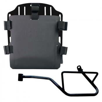 Carrying system in aluminum with adjustable Hypalon front and Quick Release System + Left Frame Moto Guzzi V7 EURO5 PLUS (2025 until now)