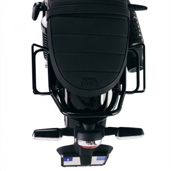 Aluminum bag holder with adjustable front in Hypalon and Quick Release System + Subframe Royal Enfield Bear 650