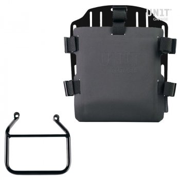 Carrying system in aluminum with adjustable Hypalon front and Quick Release System + Right subframe Thriumph Speed 400 & Scrambler 400 X (Only compatible with our low exhaust code: 4206Low)