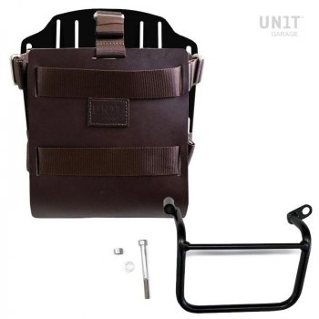 Carrying system in aluminum with adjustable leather front, Quick Release System and frame (2019 until now)