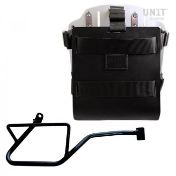 Carrying system in aluminum with adjustable leather front, Quick Release System and frame