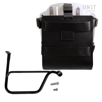 Carrying system in aluminum with adjustable leather front, Quick Release System and frame