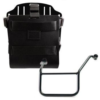 Carrying system in aluminum with adjustable leather front, Quick Release System and frame