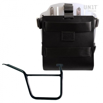 Carrying system in aluminum with adjustable leather front, Quick Release System and frame Pan America 1250