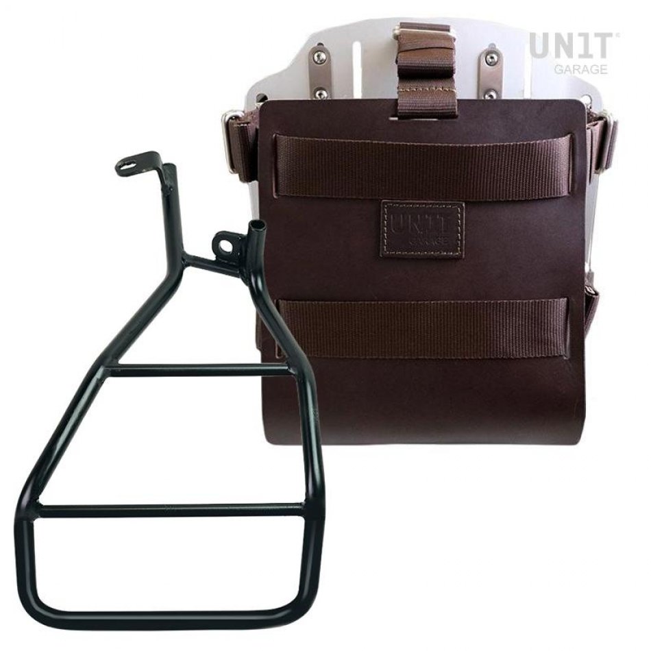 Carrying system in aluminum with adjustable leather front, Quick Release System and frame Sportster S 1250