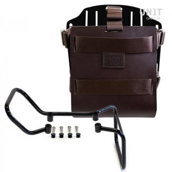 Carrying system in aluminum with adjustable leather front, Quick Release System and vitpilen 701 frame