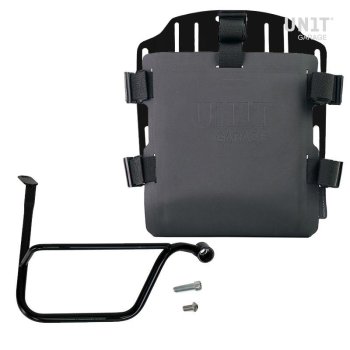 Aluminum bag holder with adjustable front in Hypalon and Quick Release System + subframe