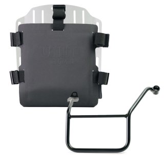 Aluminum bag holder with adjustable front in Hypalon and Quick Release System + subframe