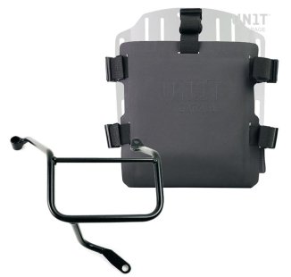 Aluminum bag holder with adjustable front in Hypalon and Quick Release System + subframe