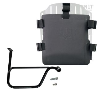 Aluminum bag holder with adjustable front in Hypalon and Quick Release System + subframe