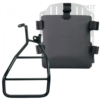 Aluminum bag holder with adjustable front in Hypalon and Quick Release System + Sportster S 1250 subframe